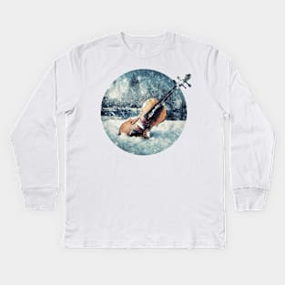 Wistful Abandonment Kids Long Sleeve T-Shirt